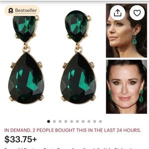 Emerald earrings